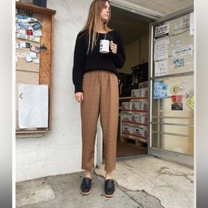 BEKLINA size S/M
BASIC PANT PLAID - BROWN/BLACK